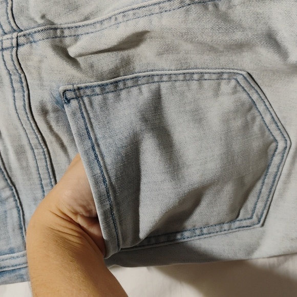 FDA French Dressing Embroidered Jeans W Colorful Leaves Sz.10 Gently Worn - Picture 10 of 14